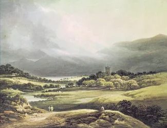 Vue du château de Dunloe, Killarney, 1805